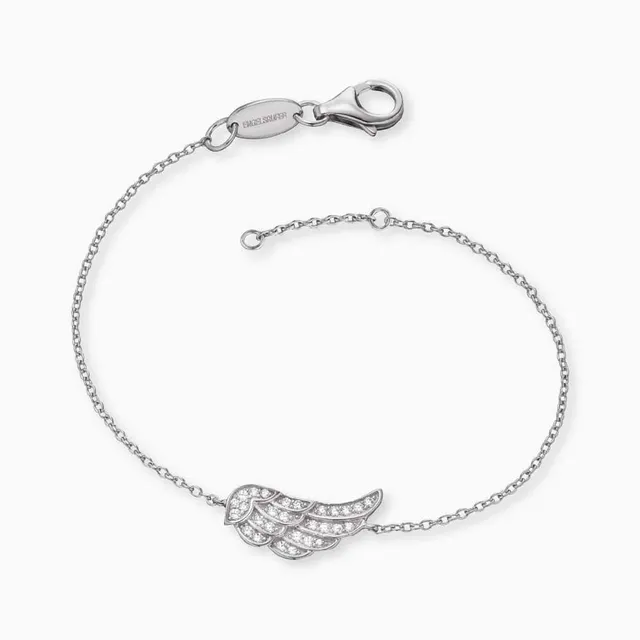 Engelsrufer Armbänder Flügel bracciale argento zirconia