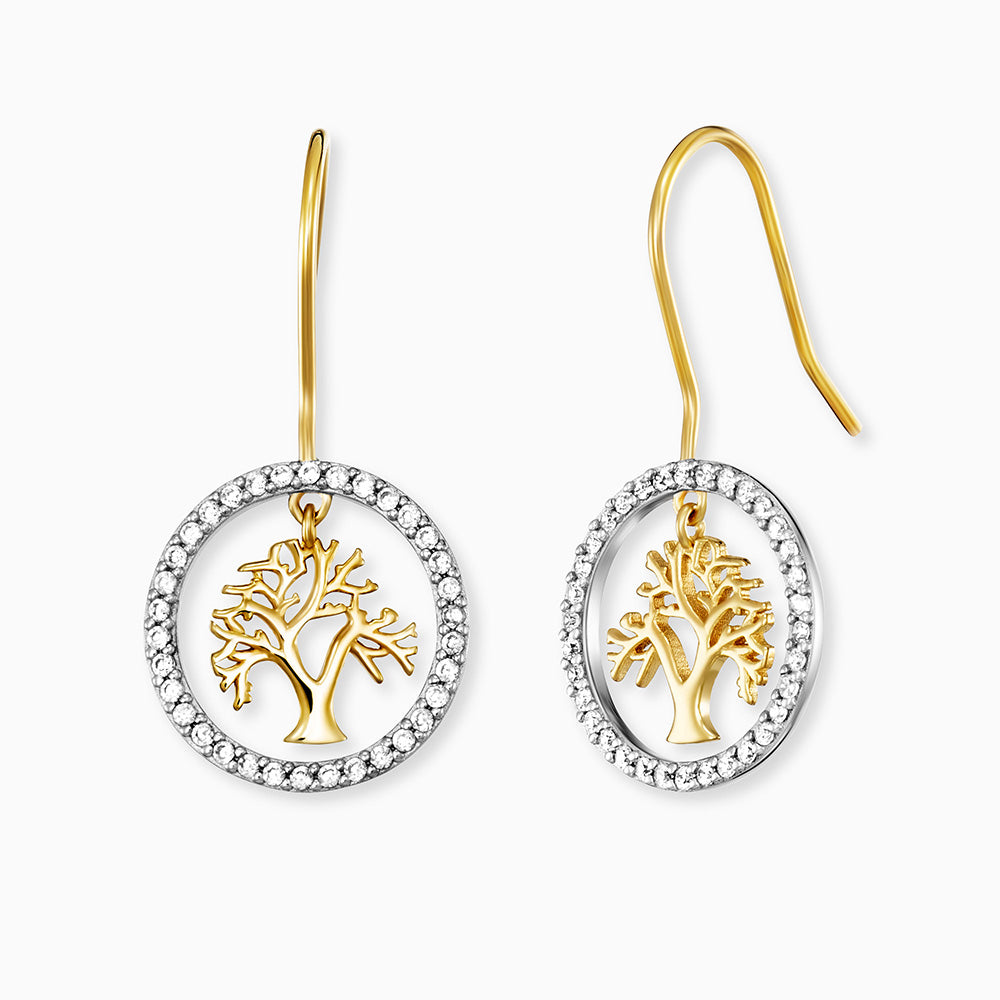 Engelsrufer Albero Vita Bicolor orecchini argento zirconia