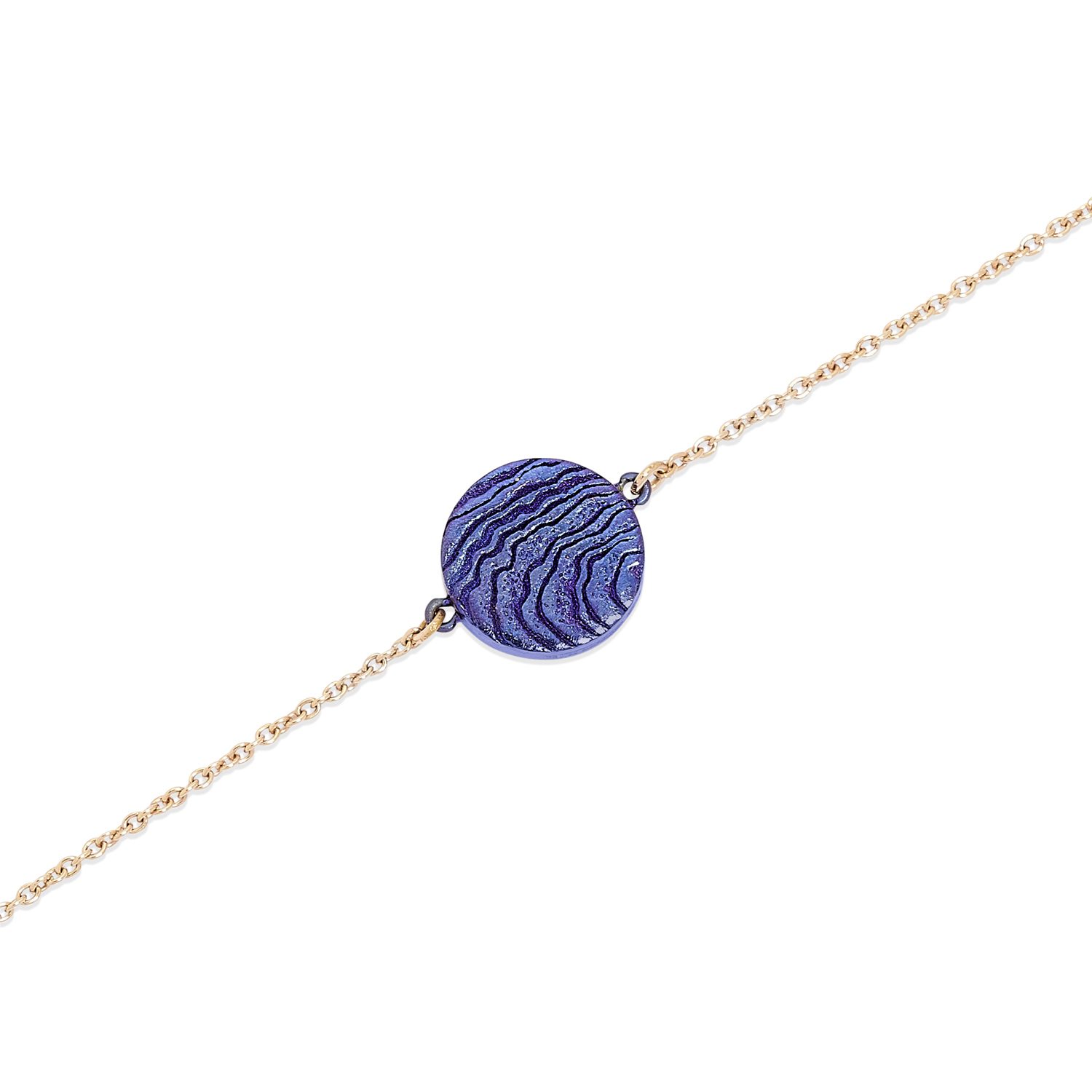 Le Sibille Giove Bracelet bracciale titanio oro rosa