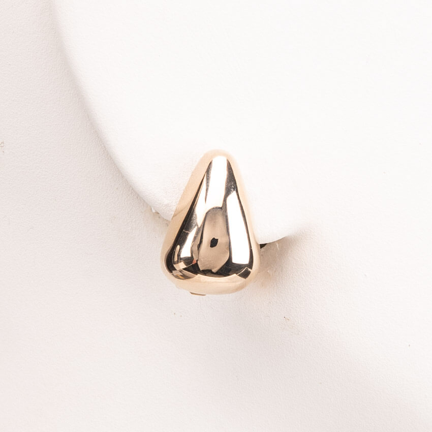 Chic Ad Hoc Orecchini a clip oro forma triangolo