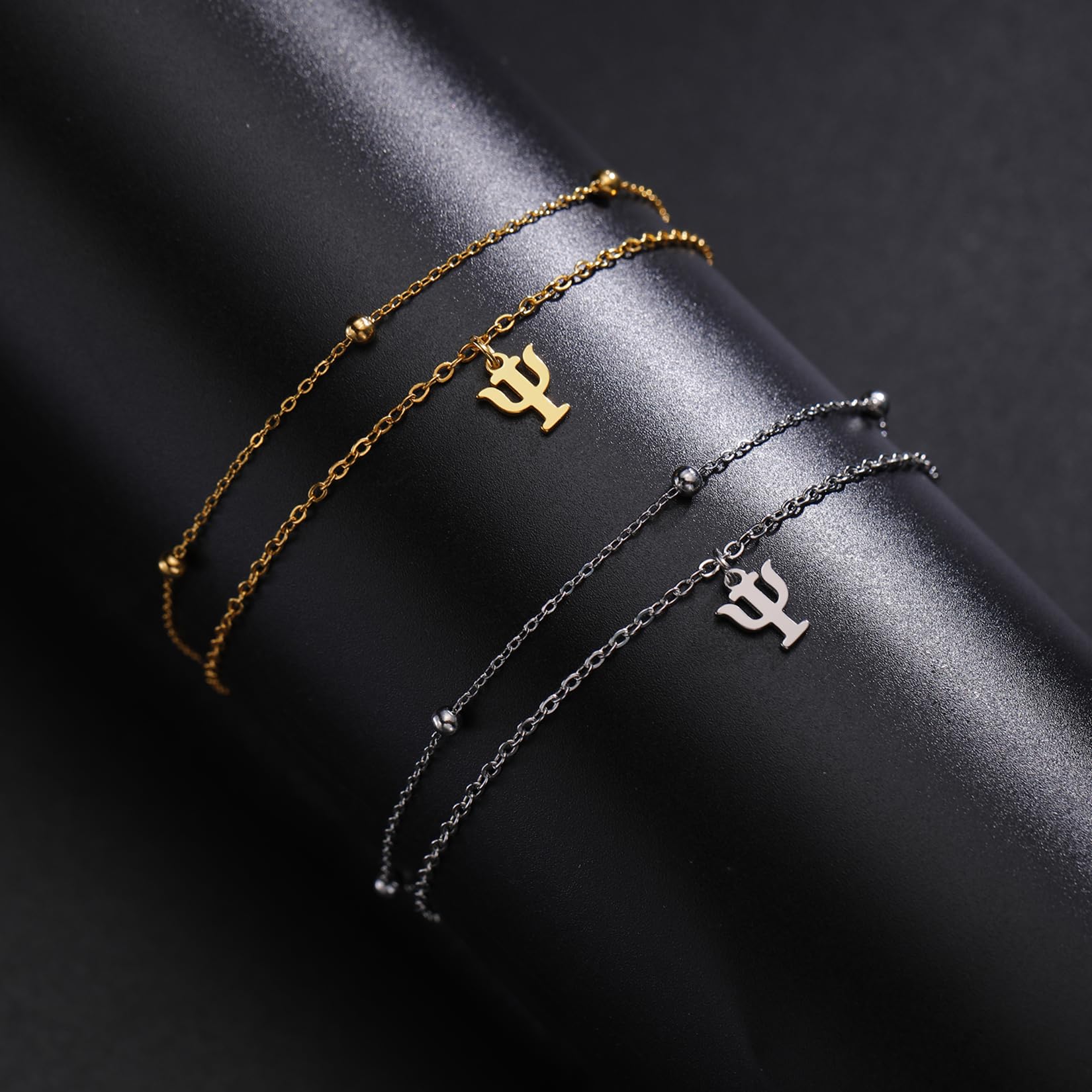 EUEAVAN bracciale Psi argento psicologia psicologo