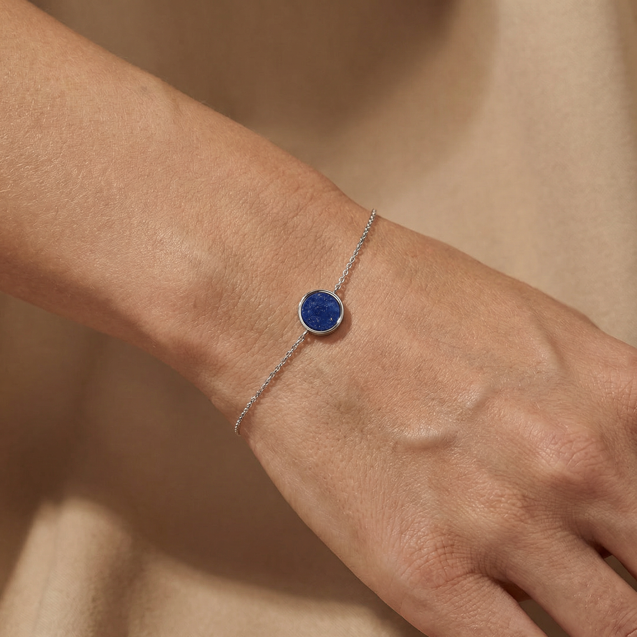 Engelsrufer Powerful Stone Bracciale Argento Lapislazzuli