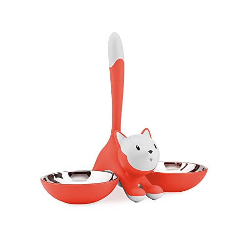 ALESSI Home Tigrito ciotola gatto arancione acciaio doppia