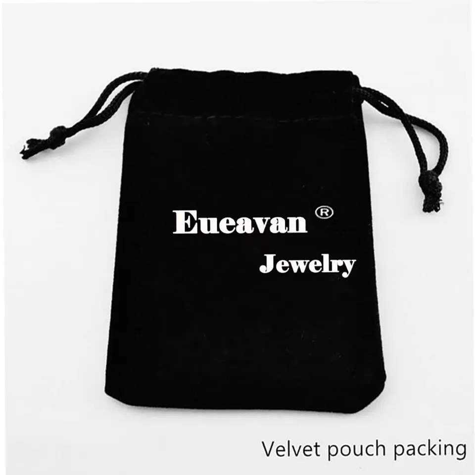 Eueavan Necklaces Collana Rosa Falce Silver Elegante