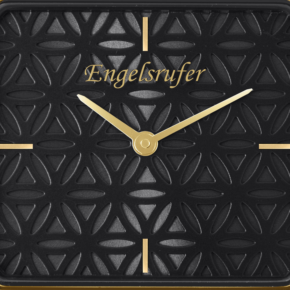 Engelsrufer Uhren Lebensblume orologio acciaio oro nero