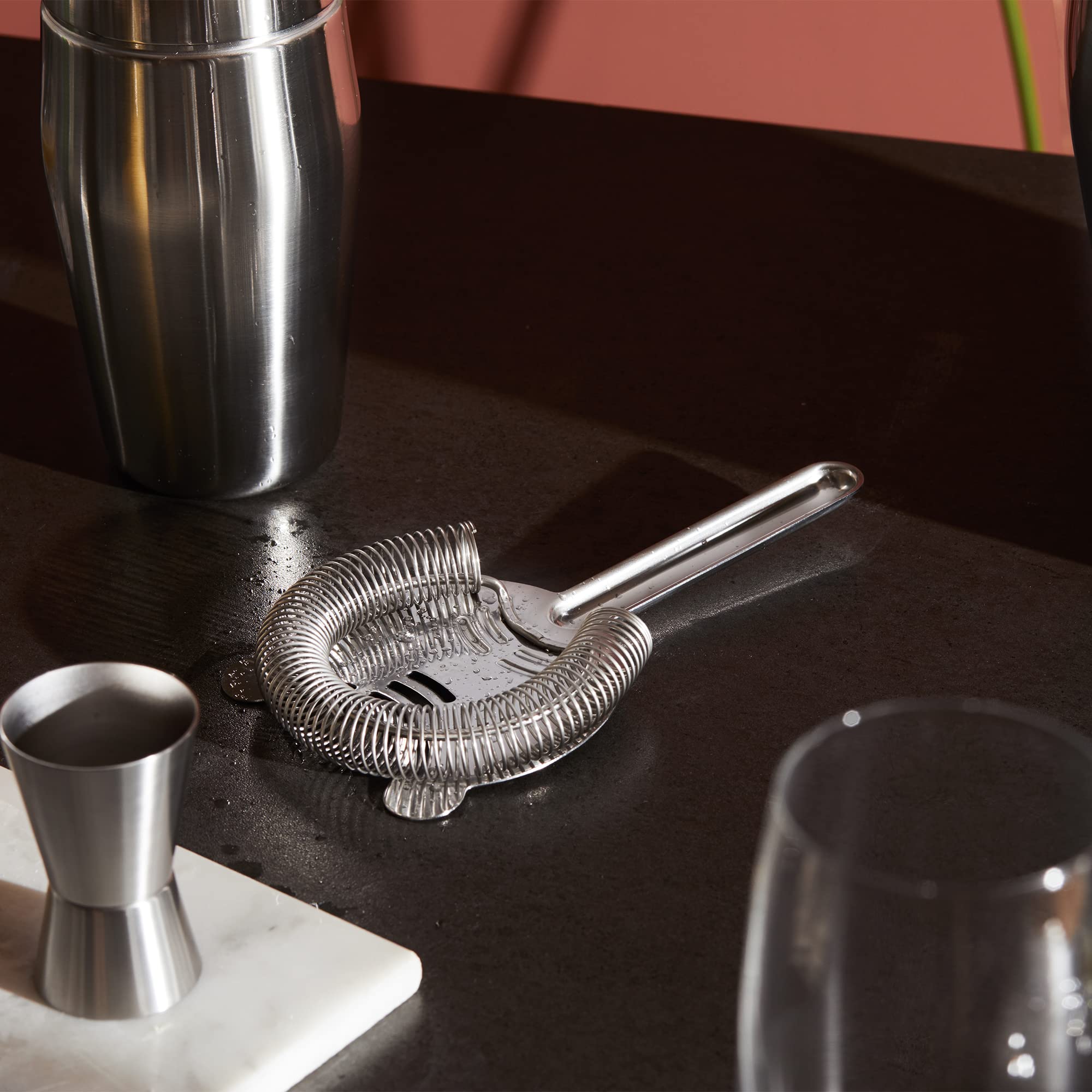 Alessi 5053 passino da bar cocktail acciaio 19,5 cm