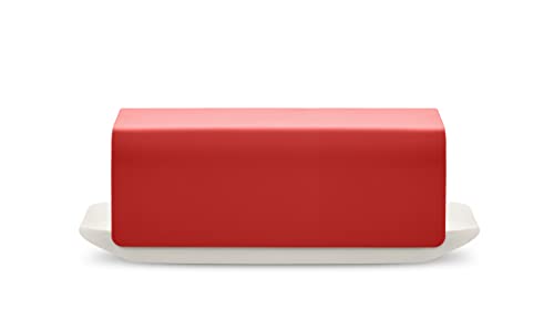 Alessi Mattina BG04 R burriera porcellana rossa