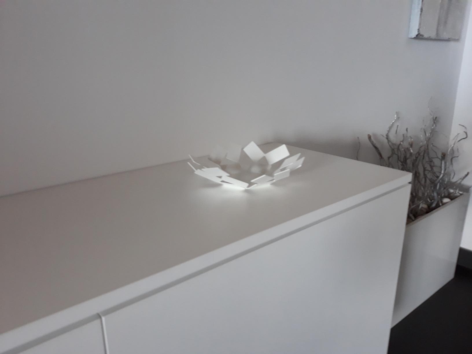 Alessi La Stanza dello Scirocco MT01 W cestino bianco acciaio