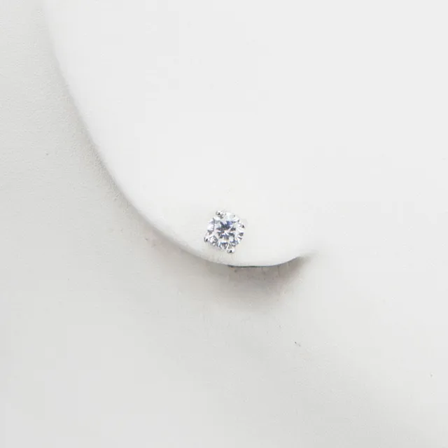 Chic Ad Hoc Orecchini punto luce argento zircone 5mm