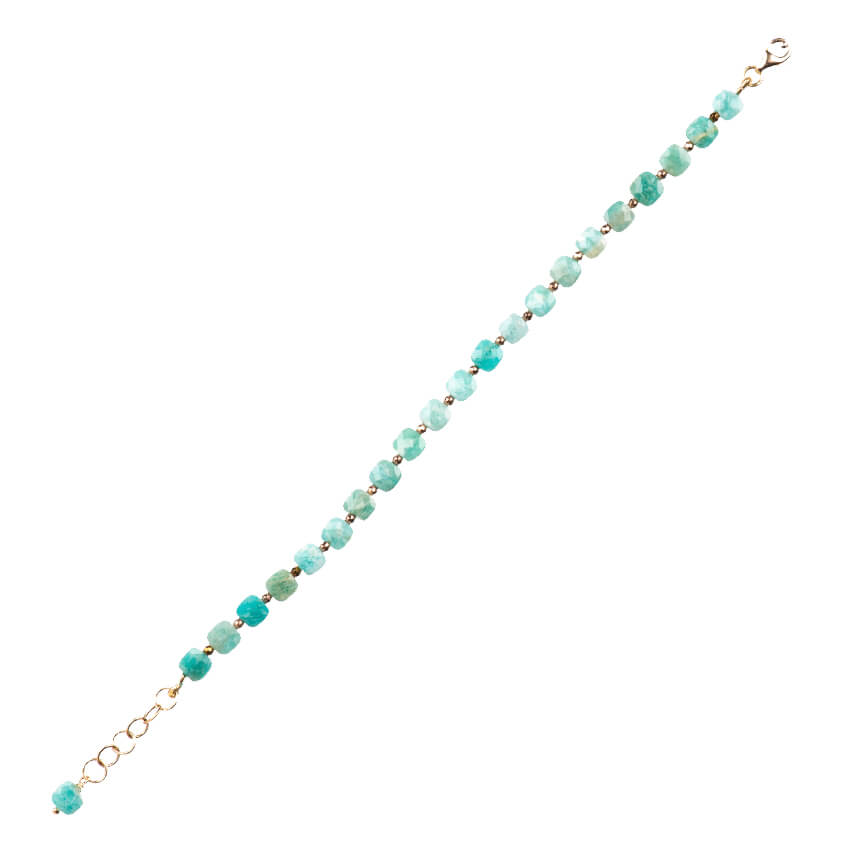 Chic Ad Hoc Bracciali Amazzonite Bracciale Turchese Argento
