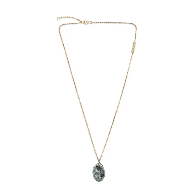 Le Sibille Meteorite Collana oro rosa diamanti 0.37 ct