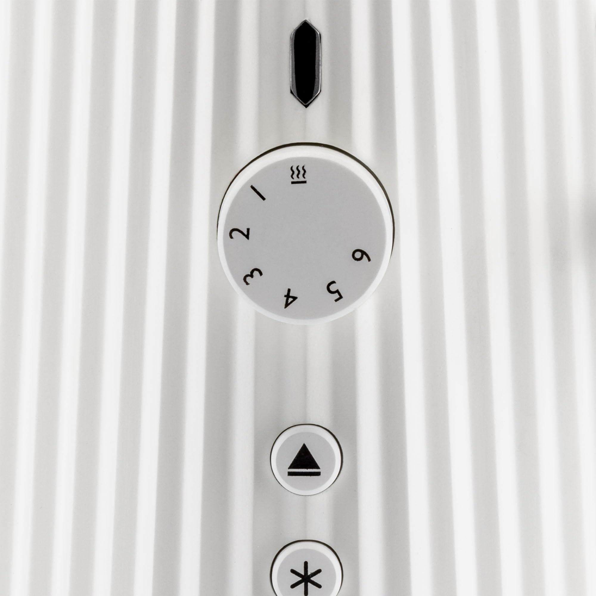 Alessi Plissé tostapane bianco resina 6 livelli doratura