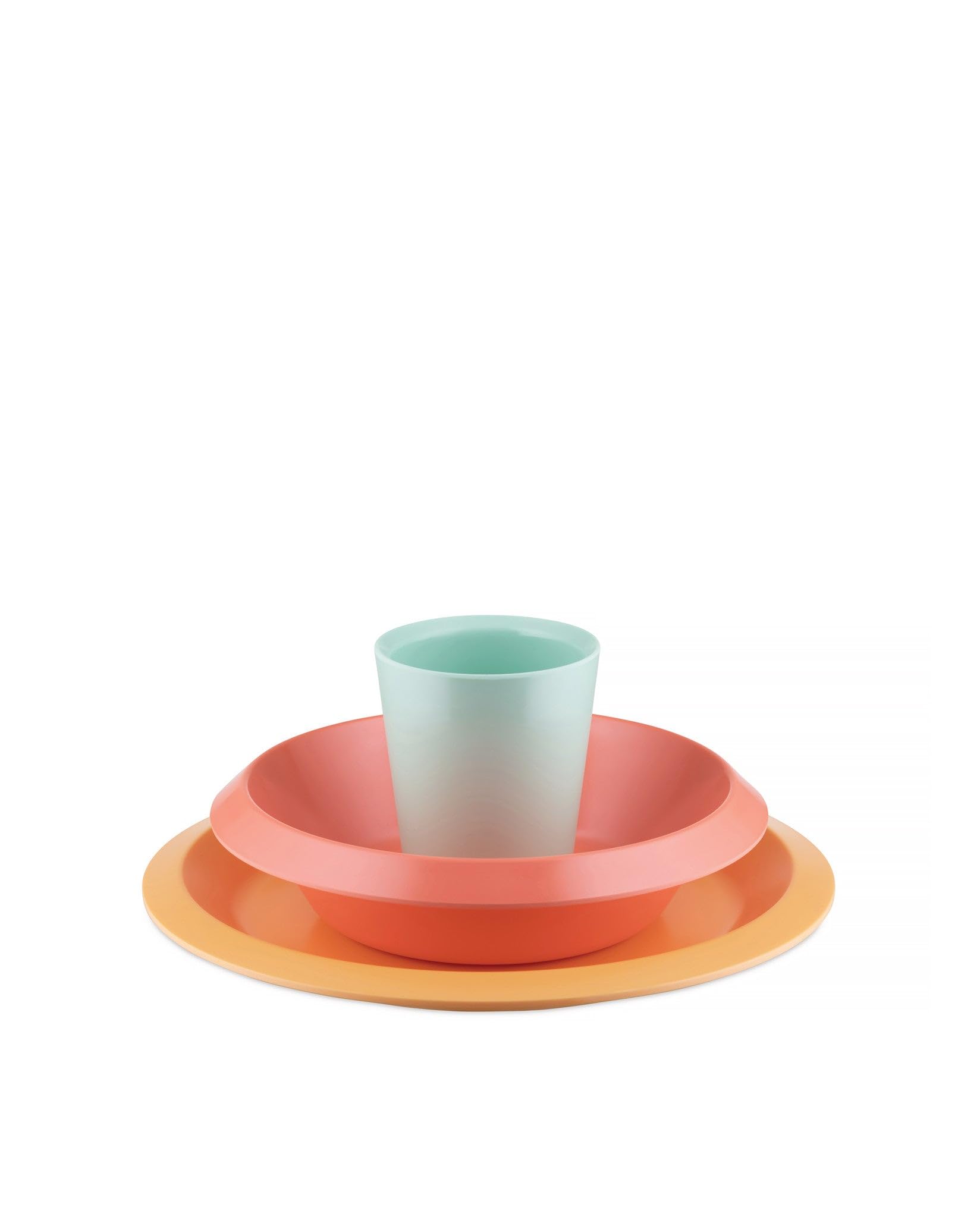 Alessi Giro Kids UNS05S1 set tavola melammina colorato 3 pezzi