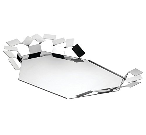 Alessi Scirocco MT07 vassoio mensa acciaio 60x35 cm