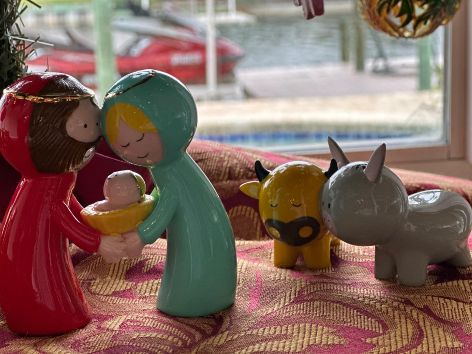 Alessi Happy Eternity Baby statuine presepe porcellana