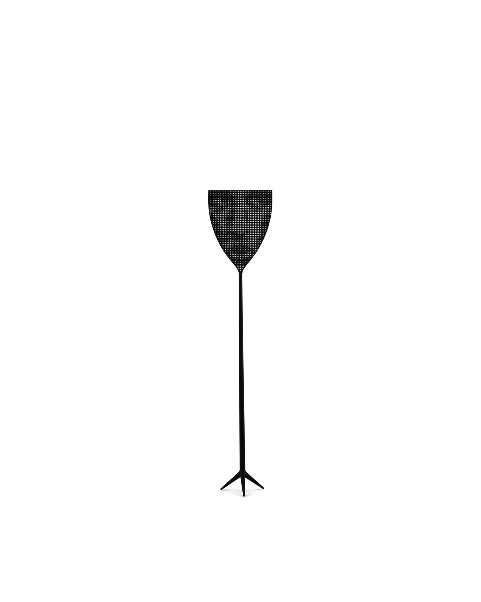 Alessi Dr. Skud APS07 G paletta acchiappamosche grigio resina