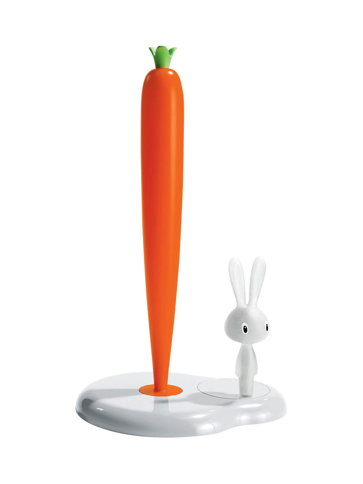 Alessi Bunny&Carrot ASG42 W portarotolo bianco resina