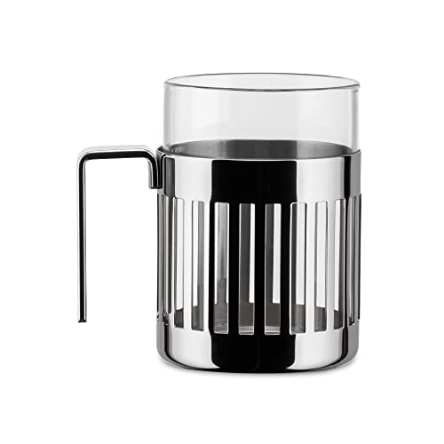 Alessi ARMUG Mug Acciaio Vetro 35 cl Aldo Rossi