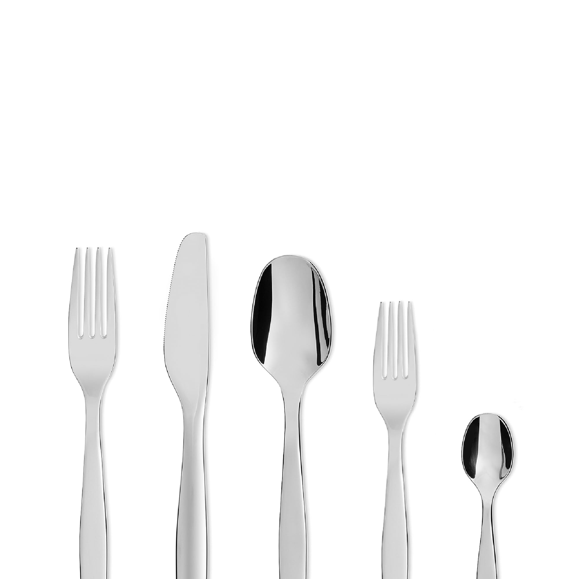Alessi Itsumo ANF06S5 Servizio Posate 5 Pezzi Acciaio 18/10