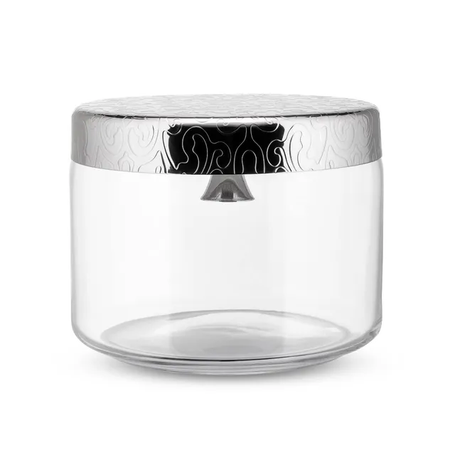 Alessi Dressed MW29 Biscottiera Vetro 3 L Acciaio Campanella