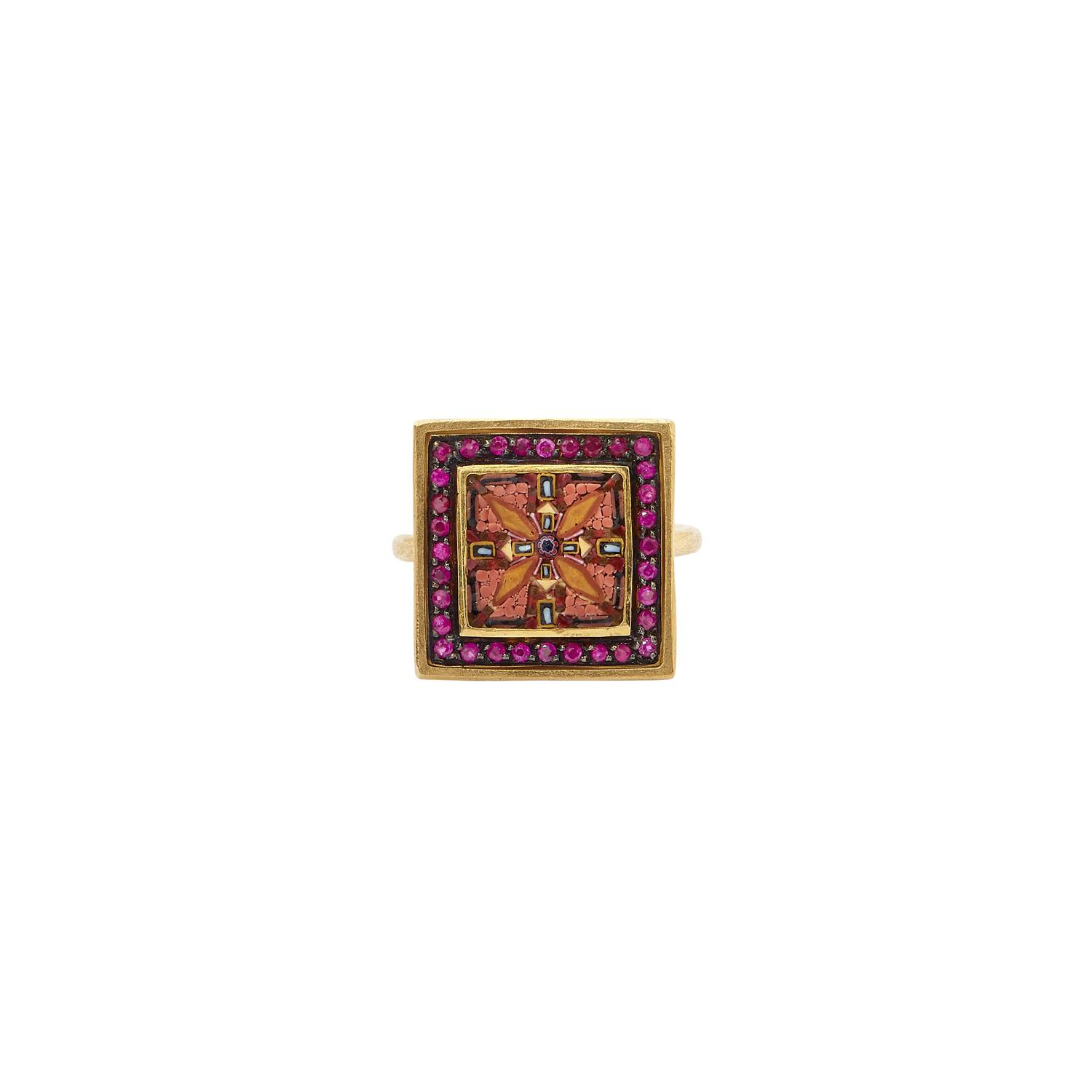 Le Sibille Anelli Persepolis Ring anello oro rubini