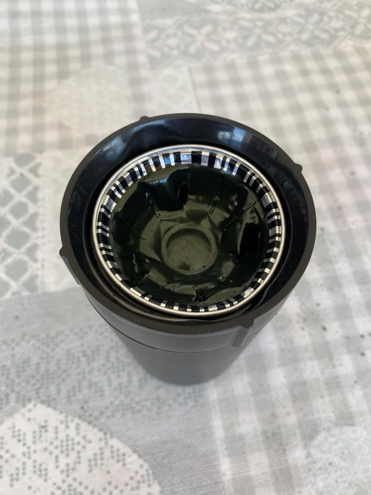 Alessi Plissé MDL20 B Svuotacapsule Nero 8,3 cm Resina