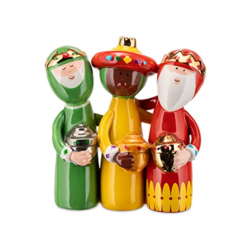 Alessi Uno Due Tre AGJ01 4 statuina Re Magi porcellana