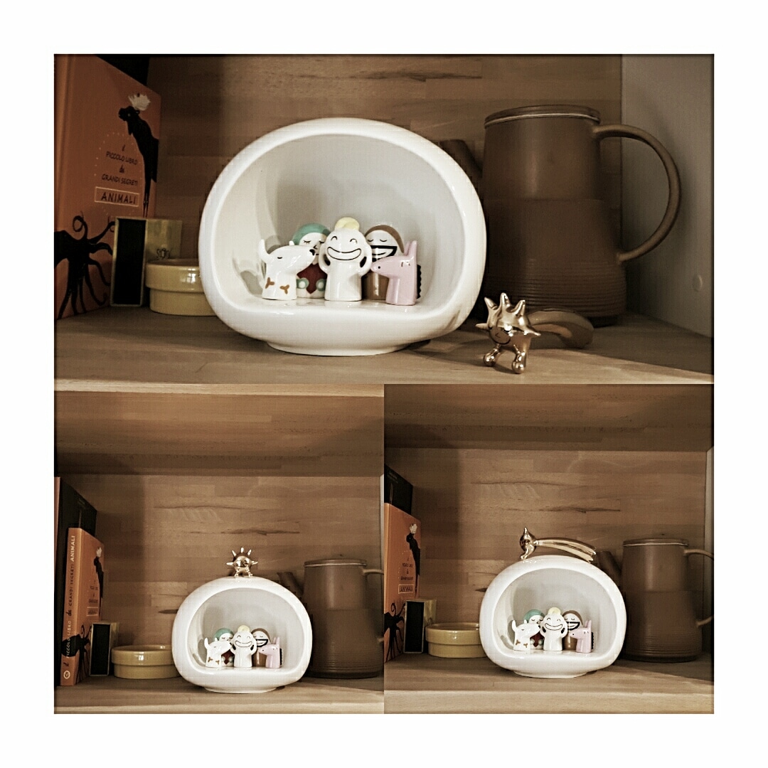 Alessi AMGI25 Stella Stellina statuetta porcellana presepe
