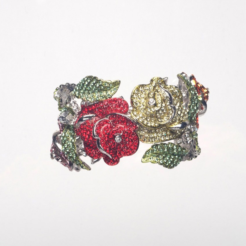 Chic Ad Hoc Bracciali bracciale rigido rose multicolor