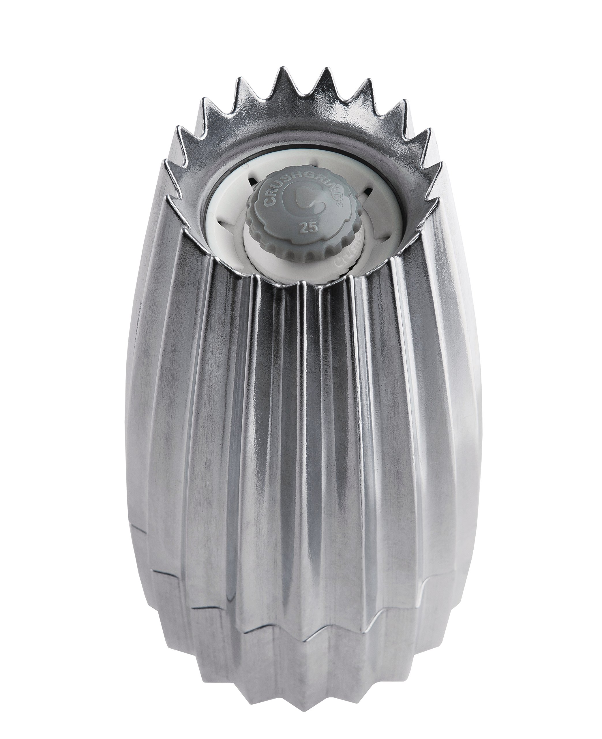 Alessi Grind Macinasale Pepe Spezie Alluminio Argento 14 cm