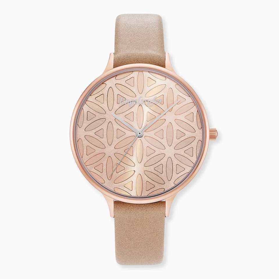 Engelsrufer Uhren Orologio Fiore Vita Oro Rosa Nabuk