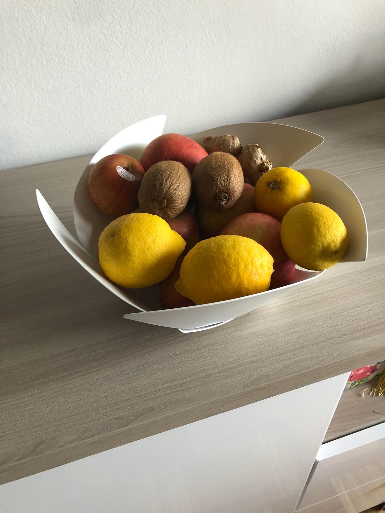 Alessi Twist Again OD02/29 fruttiera acciaio argento 29 cm