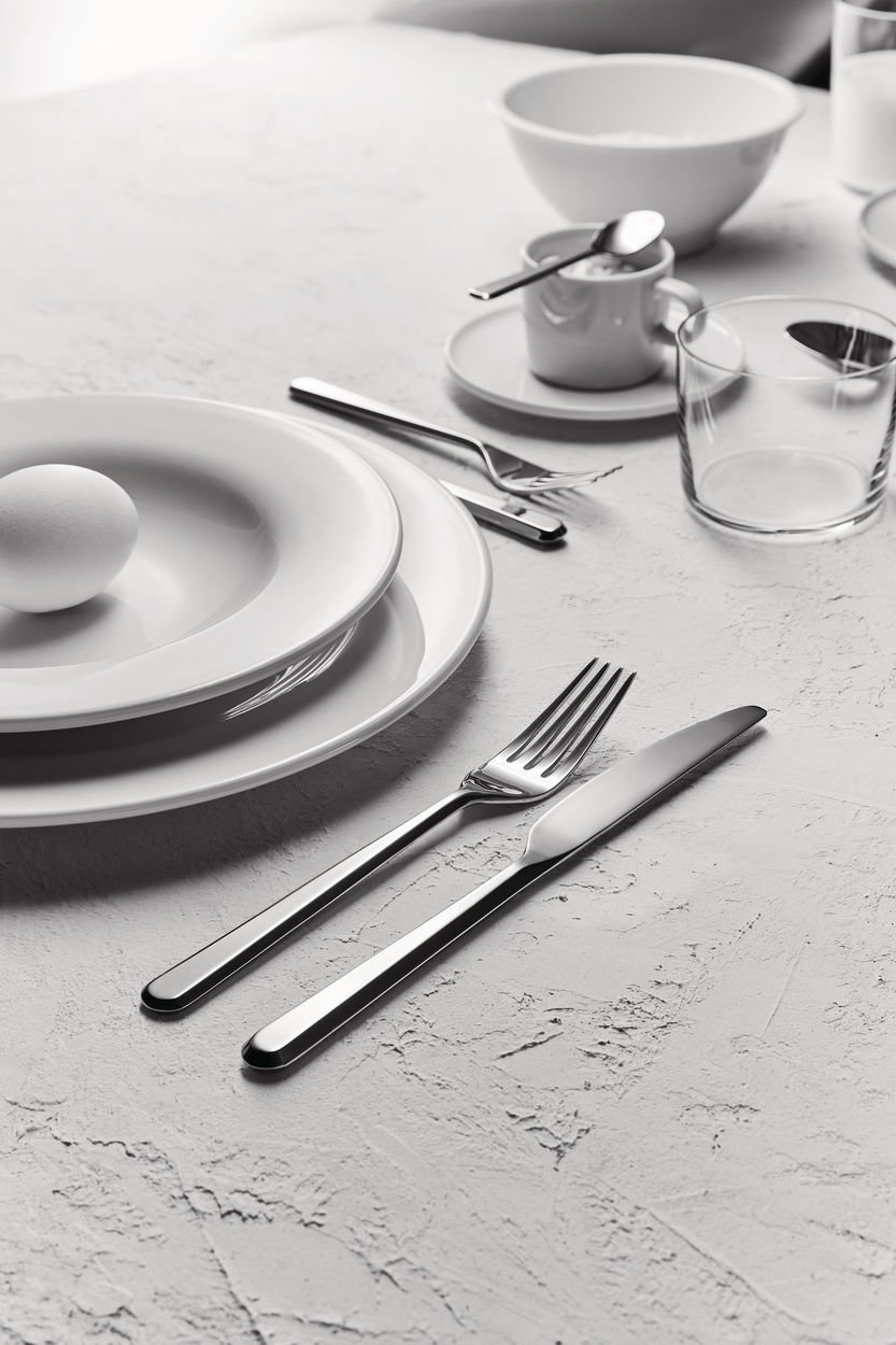 Alessi Amici BG02/1 cucchiai tavola 6 pezzi acciaio