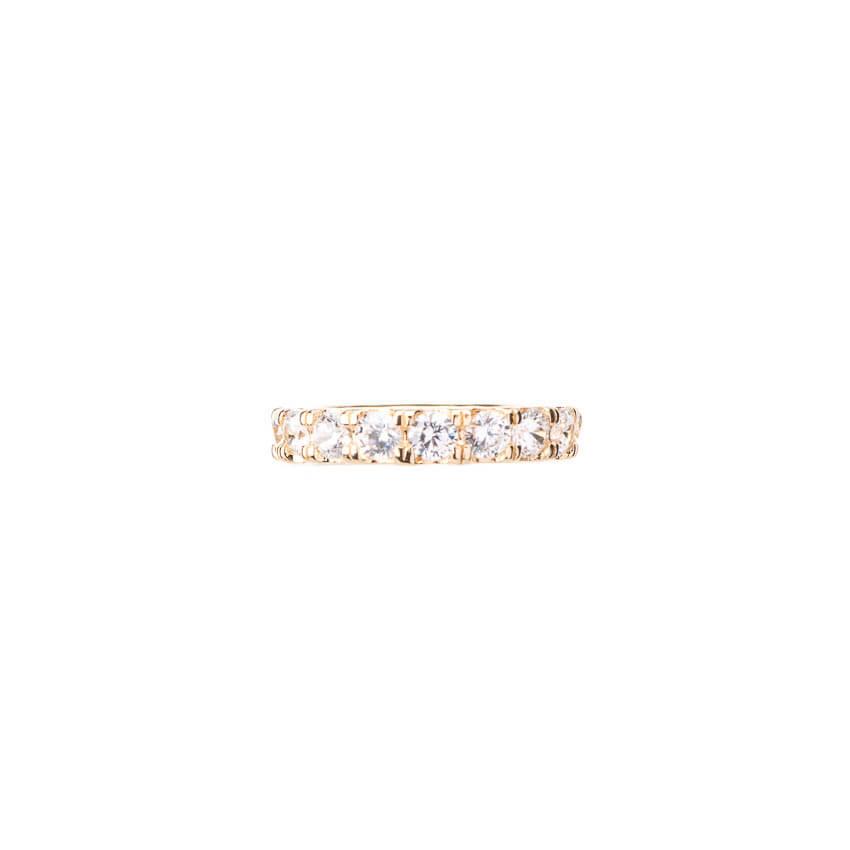 Chic Ad Hoc Anelli fede eternity oro zirconi brillanti