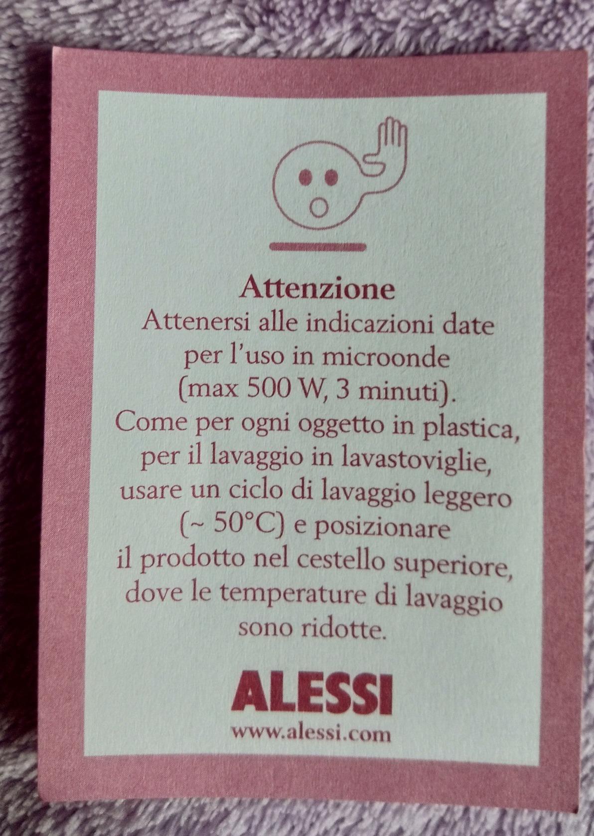 Alessi Food à Porter SA02 R Lunch Box 3 Scomparti Rosso