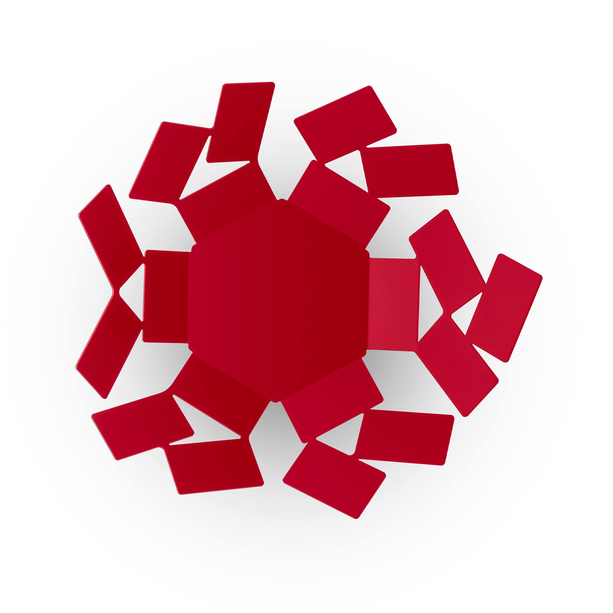 Alessi Stanza Scirocco MT01 R Cestino Acciaio Rosso