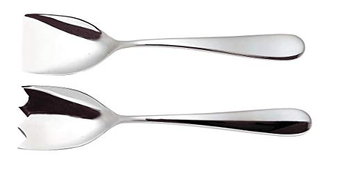 Alessi Nuovo Milano 5180/14 Posate Insalata Acciaio Lucido
