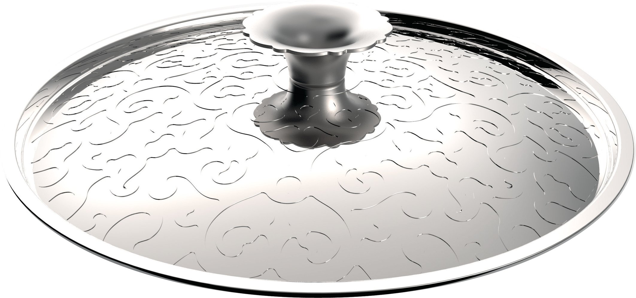 Alessi Dressed MW200/28 Coperchio Acciaio 28 cm Rilievo