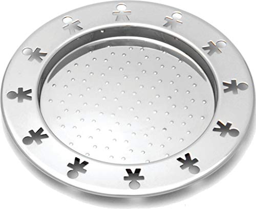 Alessi Girotondo AKK80/15 sottobottiglia acciaio set 2 pezzi