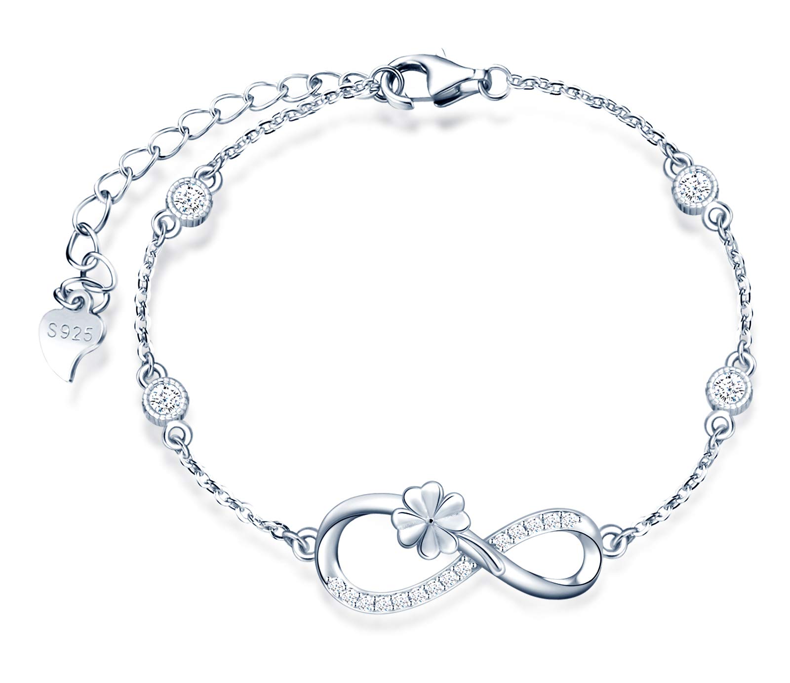 Infinionly Fashion collana argento 925 zirconi Silver-necklace