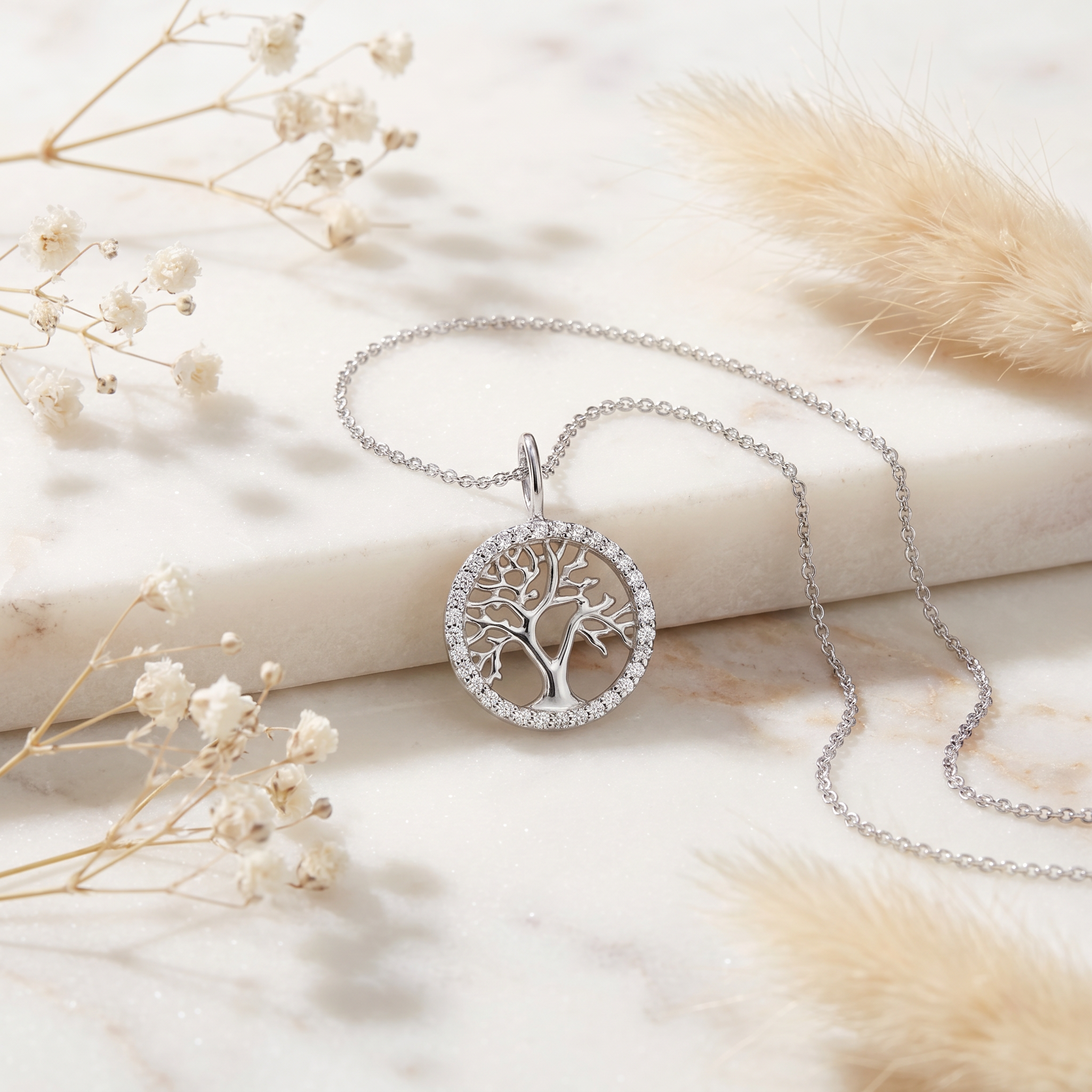 Engelsrufer Albero Vita collana argento zirconia regolabile