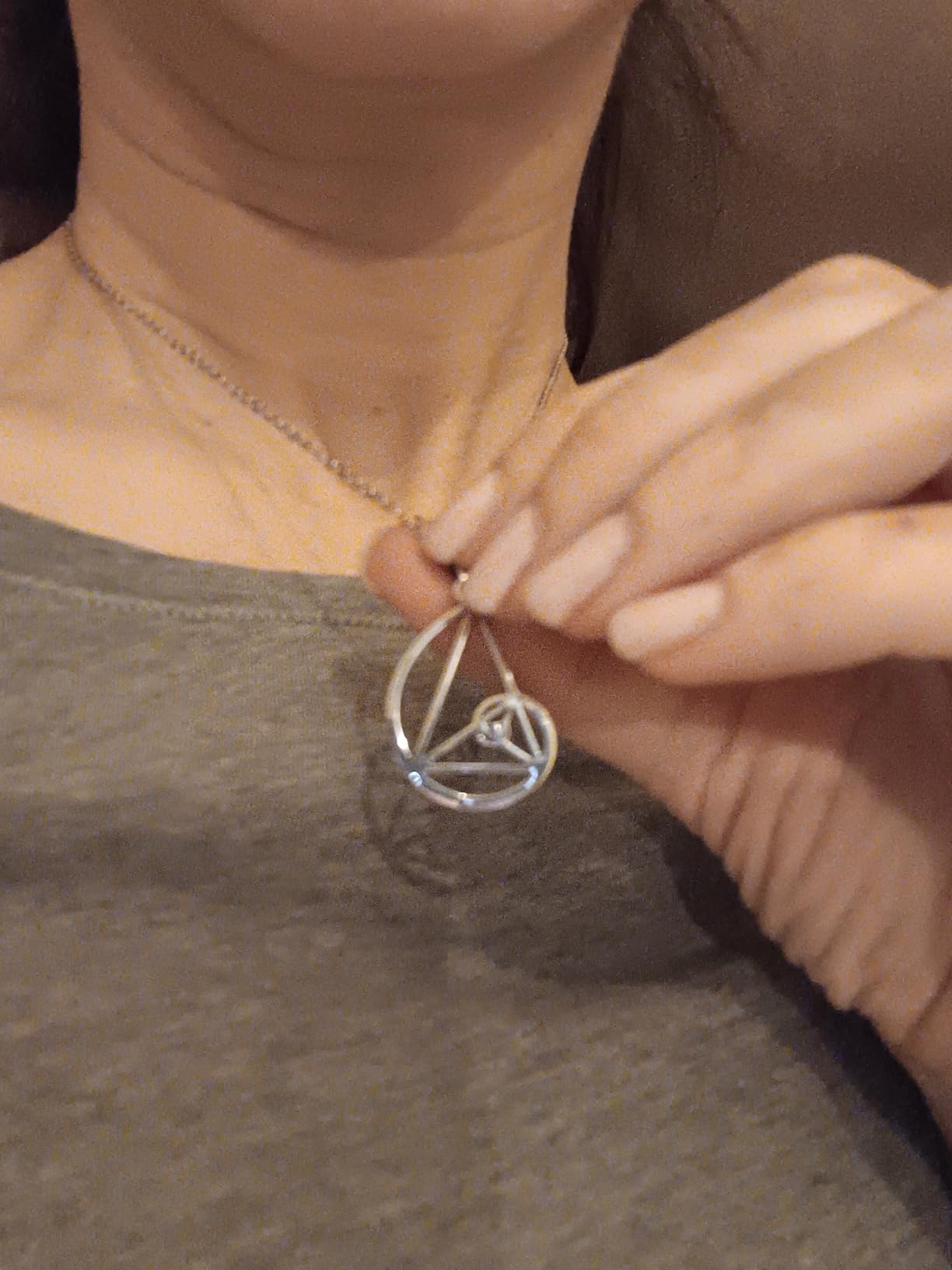 Eueavan Necklaces collana Fibonacci argento spirale aurea