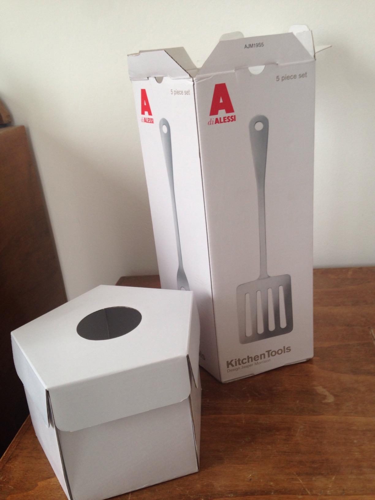 Alessi AJM19S5 set mestoli cucina 5 pezzi acciaio 18/10