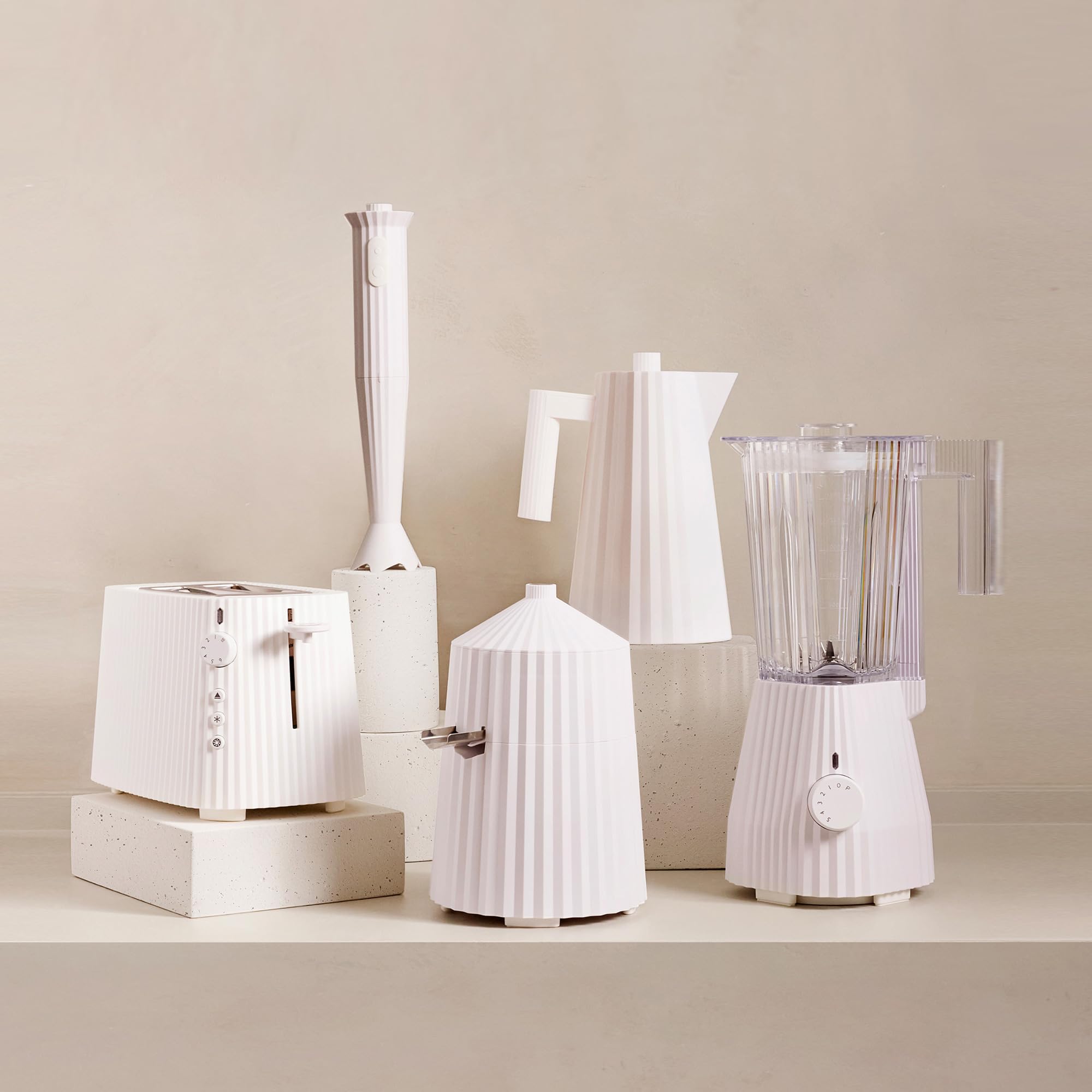 Alessi Plissé MDL09 W frullatore bianco 1,5 L 700W