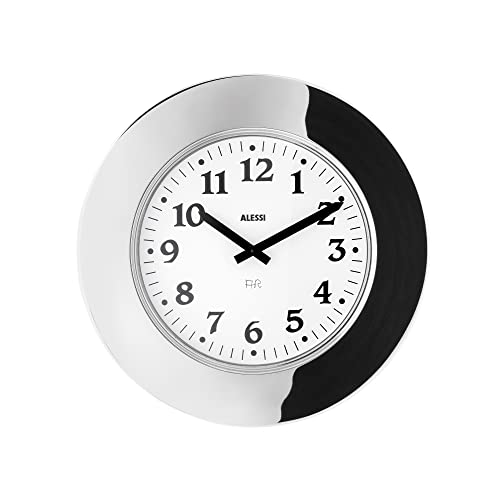 Alessi Momento 11 Orologio da Parete Acciaio 40 cm