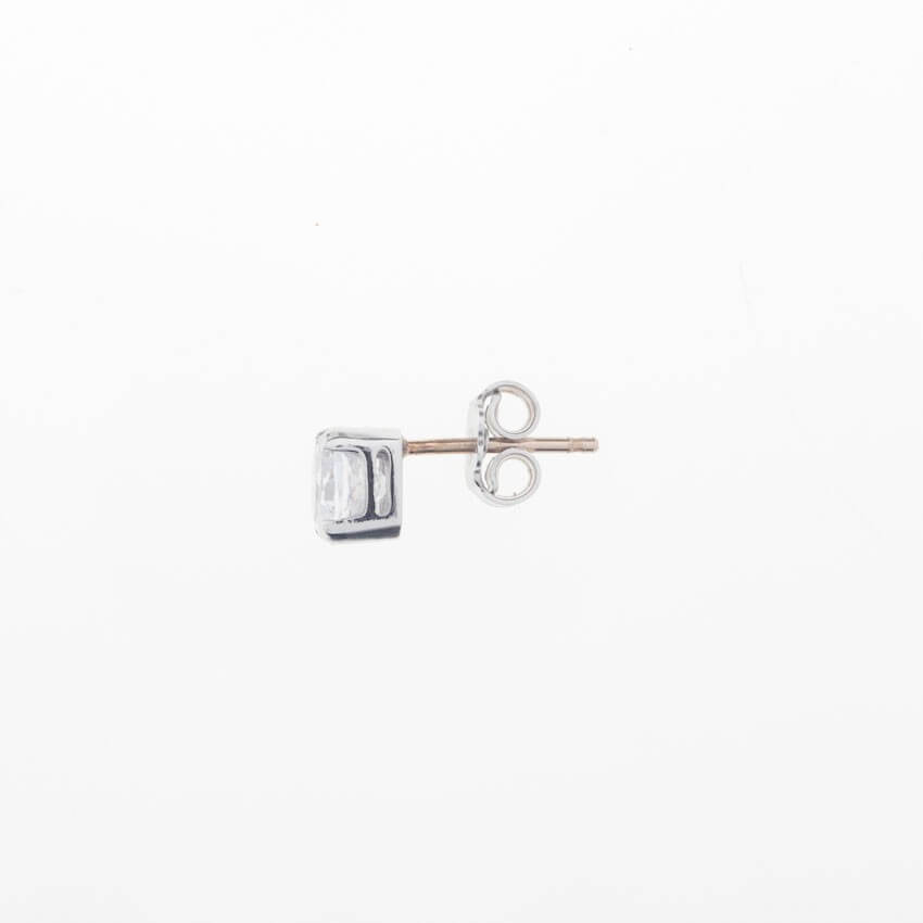 Chic Ad Hoc Orecchini Punto Luce Oro Zircone 6 mm
