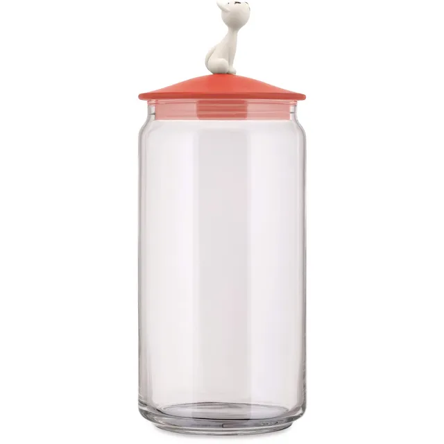Alessi Mio Barattolo Gatto Arancione Contenitore Crocchette