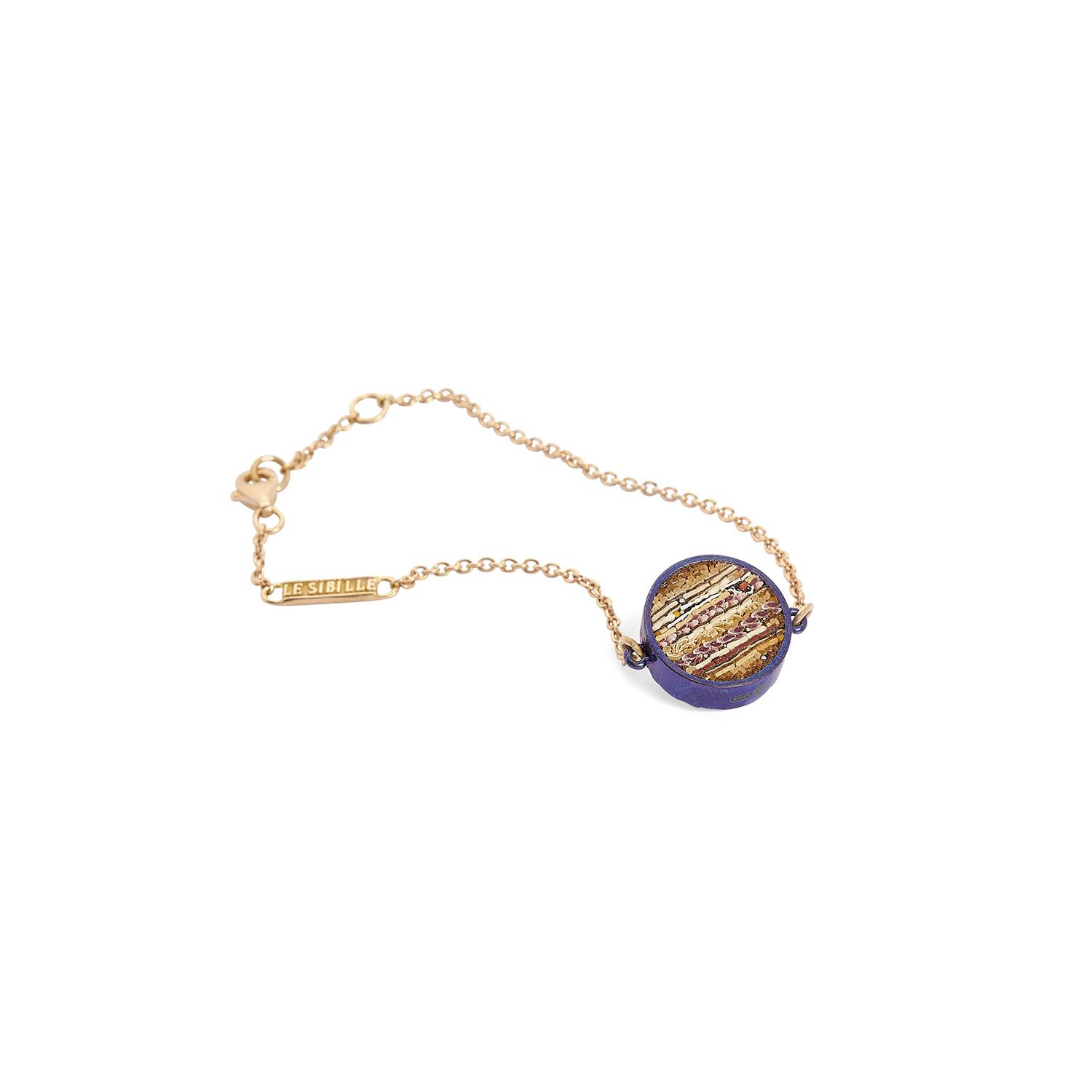 Le Sibille Giove Bracelet bracciale titanio oro rosa