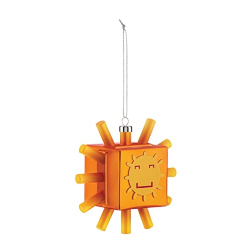 Alessi Sunflake GJ02 7 pallina Natale vetro sole
