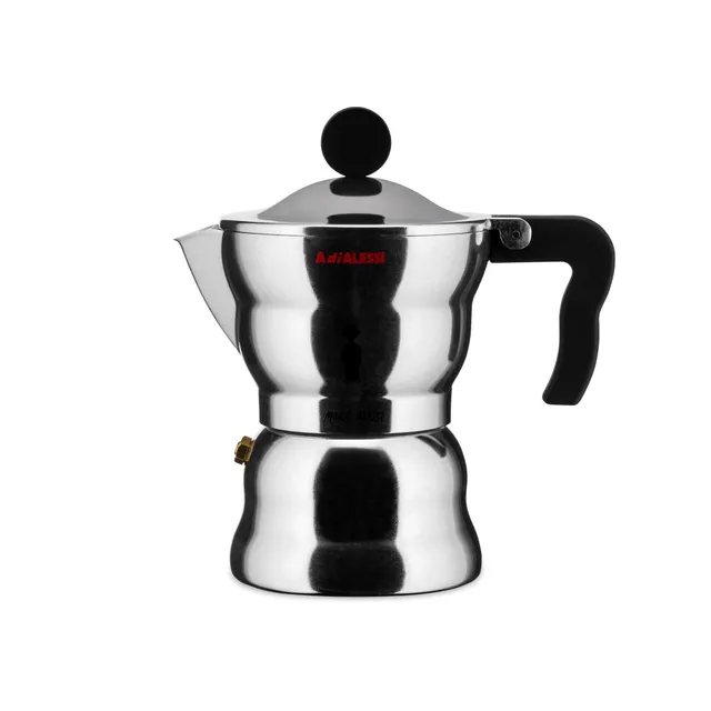 Alessi Moka AAM33/3 Caffettiera 3 Tazze Alluminio